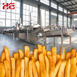 Nouvelle ligne de production automatique de frites, haute efficacité, 300 kg/h, friteuse, mélangeur, stérilisateur alimentaire, snack commercial <span class=keywords><strong>Yuhan</strong></span> - Product Image 1