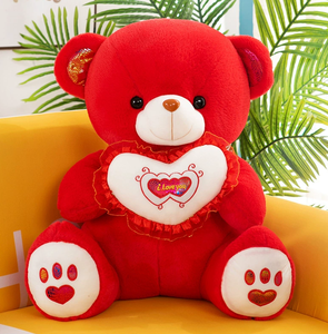 Oso de Peluche LED Luminoso de San Valentín, Juguete de Peluche Suave, Regalo para Niños, Novia, Esposa, Relleno de Algodón PP - Product Image 6