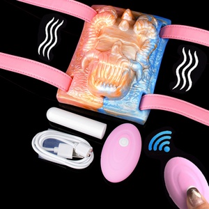 NNSX Animal Rhino Horn Bump Grinder Male and Female Private <b>Vibrating</b> Friction Masturbation Orgasm Adult Erotic Products - Product Image 1
