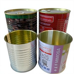 Boîtes en étain personnalisées, design personnalisé, métal, qualité alimentaire, sans danger pour les animaux de compagnie, boîte en étain pour sauce tomate, pâte, poisson, bœuf, viande - Product Image 1