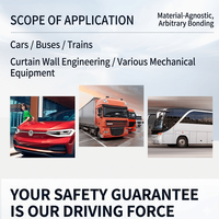 Scellant adhésif pour joints de carrosserie automobile BOYOU en polyuréthane, pour joints de tôles métalliques