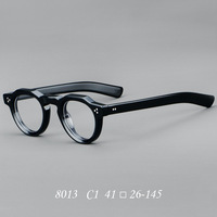 Lunettes en Acétate Style Rétro Européen et Américain, Modèle 8013, Monture Directe Usine, Forme Visage Diamant, Verres de Prescription, Vente en Gros, En Stock
