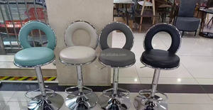 Tabourets de bar pivotants modernes et élégants TUQ CHAIR réglables 2PCS/CTN pour cuisine, bar à domicile et salle à manger, salon d'hôtel de luxe - Product Image 2