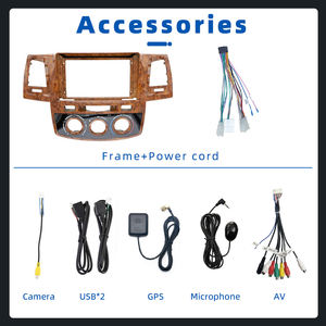 Android 13 2 + 32GB IPS pantalla coche Radio para Toyota Fortuner Hilux <span class=keywords><strong>Vigo</strong></span> 2004-2015 estéreo Wifi navegación GPS Carplay Auto - Product Image 3