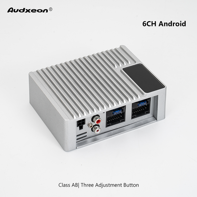 Class AB 6 Channel Android Car Amplifier 4 Ohm Stable High Power Car Audio Amp 4x60W+2x30W Plug Play