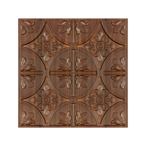 Pannelli Murali 3D in PVC Moderni 600*600mm, Flessibili e Impermeabili, Quadrati per Interni di Hotel, Resistenti all'Umidità per Soffitti Artistici di Ospedali - Product Image 1