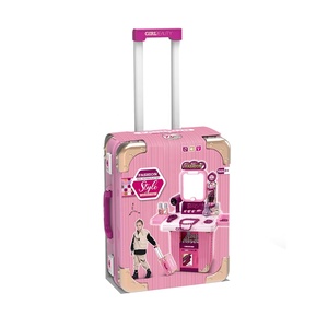 KSF 2025 Offre Spéciale commode voyage valise maquillage ensemble jouets en plastique semblant jouer coiffeuse préscolaire pour enfants jouets - Product Image 3