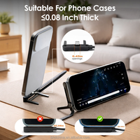Support invisible portable 2-en-1 avec support intégré, câble de charge rapide 5A PD Type-C vers Type-C, chargeur multiple en cuivre pur, rotation à 360°