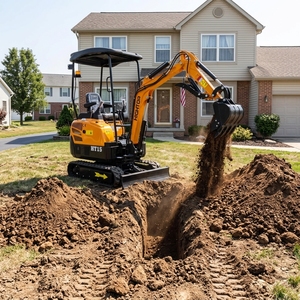 Bestselling Products Ht10 Ht15 Mini Excavator for Sale Cheap High Quality <b>Compact</b> Crawler Digger Construction Equipment Small - Product Image 1