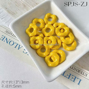 Macaron Polish Stacking Toys Straight Hole Beading DIY Craft Accessories Phone Chains Hair ropes Jewelry <b>Beads</b> Versatile - Product Image 5