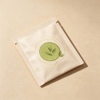 Sachets d'emballage de thé personnalisés écologiques en feuille d'aluminium thermoscellée blanche pour sachets de thé individuels à usage unique