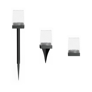 Luces Solares de Jardín LED para Exteriores, Resistentes al Agua, con Estaca, para Decoración de Patio y Jardín, Estilo Ladrillo de Hielo - Product Image 1