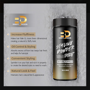 Customize Scent Long Lasting Matte Finish Styling Lift Hair <strong>Volume</strong> Powder <strong>Spray</strong> for Men - Product Image 5