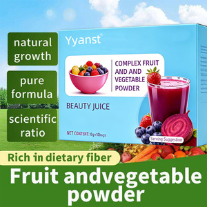 Poudre de boisson détoxifiante et amincissante à base d'extraits de fruits et de légumes, formule pure, marque privée, pour la santé intestinale, perte de poids naturelle, adulte - Product Image 2