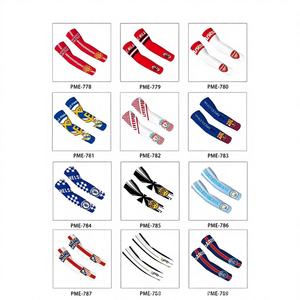 Maniche Personalizzabili in Seta Ghiaccio con Bandiera Brasiliana per Calcio e Sport all'Aperto, Protezione Solare - Product Image 2