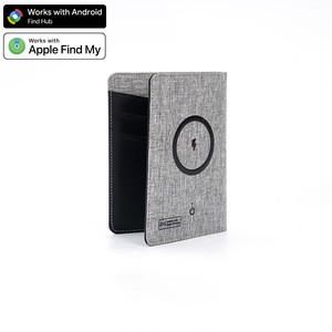 ที่ใส่พาสปอร์ตอัจฉริยะแบบไฮบริด ได้รับการรับรอง MFi ป้องกันการสูญหาย สำหรับ <span class=keywords><strong>IOS</strong></span> พร้อมระบบค้นหาตำแหน่งทั่วโลก และวัสดุหนัง - Product Image 2