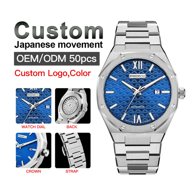 High Quality Wrist Watches Custom Original Designer Luxury Automatic Mechanical Custom Logo Men Watch in Wristwatch Reloj Hombre