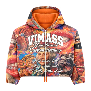 Sudadera Urbana con Estampado Vibrante Inspirado en Grafiti, Diseño para Entusiastas de la Moda Hip Hop - Product Image 3