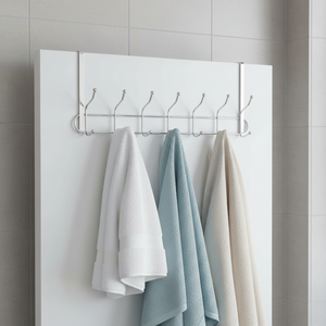 Support de rangement de cuisine multifonctionnel en acier inoxydable, design écologique, pour crochets de porte, cintres à vêtements et chapeaux – Vente directe usine - Product Image 2