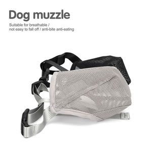 Hanyang OEM 사용자 정의 부드러운 패브릭 통기성 메쉬 조절 스트랩 안티 물린 짖는 나일론 개 총구 사용자 정의 - Product Image 2