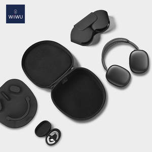Étui pour casque WiWU OEM étanche, support pour casque, étuis intelligents, mise en veille automatique intelligente, housse de protection automatique pour Airbuds <span class=keywords><strong>Max</strong></span> - Product Image 4