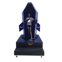 Juego de montaña rusa de realidad Virtual, simulador de vuelo de movimiento, silla VR 360