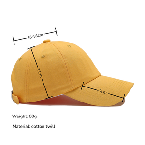 15 colores al por mayor gorra de color sólido 6 paneles sombrero de papá al aire libre suave correr usando gorras de béisbol deportivas Unisex aceptar logotipo personalizado - Product Image 2