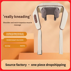 2025 Verbesserter Elektrischer Tiefenmassagegerät mit 3D-Knetfunktion für Nacken, Freihändig Tragbarer Nacken- und Schultermassagegerät zur Schmerzlinderung - Product Image 3