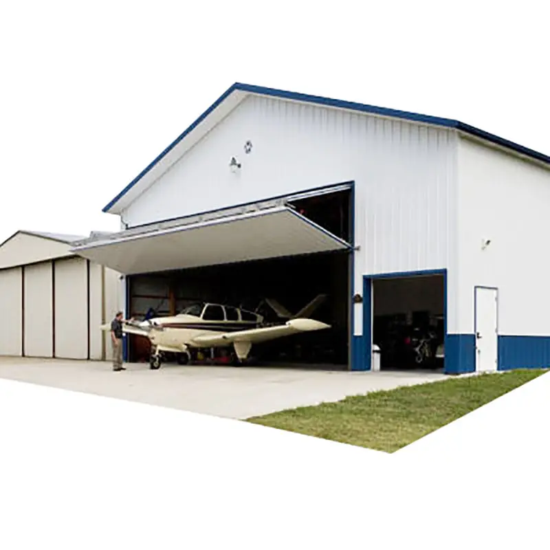 Hangar de aviones de estructura de acero prefabricado de alta calidad