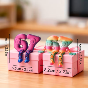 3D Printing Links 67 ชุดงานฝีมือ, เครื่องประดับ, ของขวัญ, ของเล่นสุดฮิต, ตุ๊กตาสร้างสรรค์, ของเล่นรูปสัตว์, ของเล่นขยับได้ - Product Image 2