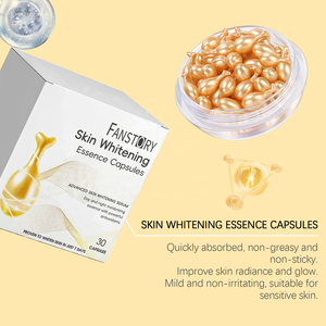 Alta Qualidade Vitamina E Óleo de Sândalo Nutre Profundamente Ilumina Pele Descartável Cápsulas Hidratante Facial Whitening Serum - Product Image 5