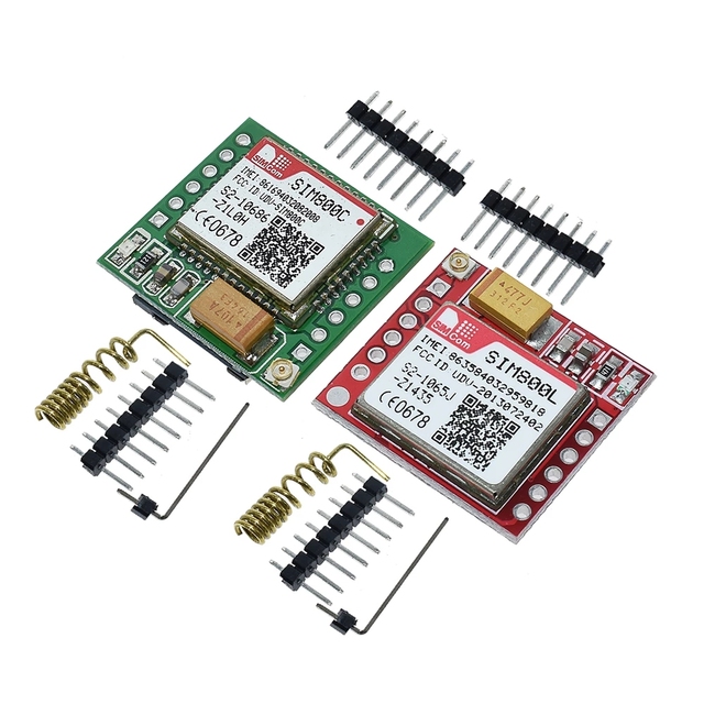 WAVGAT Smallest SIM800L SIM800C GPRS GSM Module Micro SIM Card Core BOard Quad-band TTL Serial Port Sms Module Sim800c