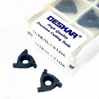 Plaquettes de rainurage en carbure DESKAR 16ER/IL 0.7 16ER/IL 2.0 16ER/IL 3.0 LDA pour machines-outils CNC, compatibles avec les porte-outils SER16