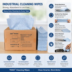 <span class=keywords><strong>TESO</strong></span> Industrielle Reinigungstücher aus Schmelzgeblasenem Polypropylen, Fusselfrei, Ölabsorbierend, Lösungsmittelbeständig - Product Image 1