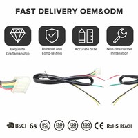 Harness Kabel Industri Fleksibel dan Terlindungi dengan Konektor Tahan Air untuk Sepeda Motor dan Mobil 5mm Berperingkat IP67