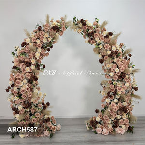 Flores Artificiales de Seda Realistas al por Mayor para Arco Decorativo - Decoración de Fondo para Exteriores, Arreglo para el Regreso a Clases - Product Image 2