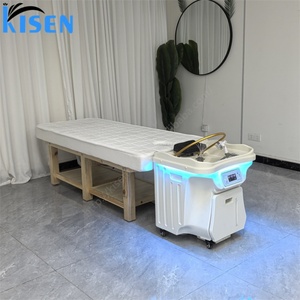 Kisen Good Design Lit de lavage de cheveux avec bac de spa pour la tête, portable et amovible, unité Zen-flow sans tuyauterie pour salon - Product Image 1