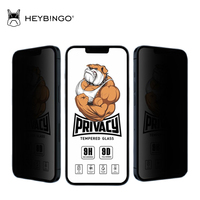 Protection d'écran anti-explosion Heybingo pour smartphone, transparente, 0,33 mm, 2.5D, protection d'écran OEM, protection d'écran pour la confidentialité, compatible Android