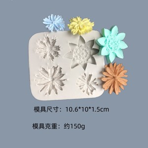 Flower Silicone Molds For Fondant Chocolate Cake Decorating DIY Epoxy Resin Crafting - Product Image 2