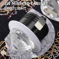 Lampu Sorot LED Mini Aluminium Modern 3W dengan Cahaya Putih Hangat 3500K, Dapat Diredupkan, Garansi 3 Tahun untuk Ruang Tamu