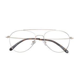 Ovale <span class=keywords><strong>à</strong></span> la mode style charnière spéciale résine lentilles mâle montures optiques en métal pour hommes - Product Image 6