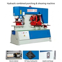 Machine de découpe et de poinçonnage hydraulique Ironworker Q35Y-16, force de poinçonnage 65T, pour la découpe d'acier angulaire et de profilés en acier