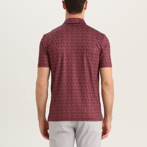 Polo de Golf de Tela con Logotipo Bordado Personalizado, Ropa Seca Ajustada con Estampado Completo, 1 Unidad - Product Image 3