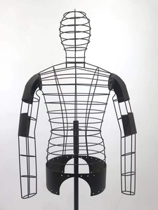 Maniquí <span class=keywords><strong>para</strong></span> hombre con acabado oxidado, soporte <span class=keywords><strong>para</strong></span> torso <span class=keywords><strong>para</strong></span> Boutique, exhibición <span class=keywords><strong>de</strong></span> <span class=keywords><strong>ropa</strong></span> única, maniquíes masculinos <span class=keywords><strong>de</strong></span> Metal, medio cuerpo, <span class=keywords><strong>alambre</strong></span> <span class=keywords><strong>de</strong></span> hierro - Product Image 2