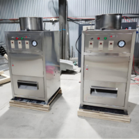 Peau sèche d'éplucheur d'oignon d'ail industriel enlevant la machine