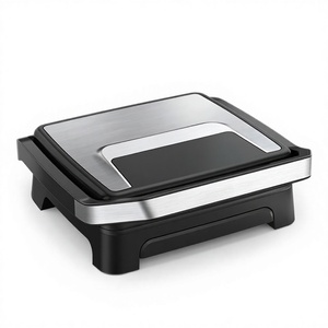 <span class=keywords><strong>Moulinex</strong></span> Inicio Panini Press Grill, Calentamiento Rápido 2000W, Placas Antiadherentes No Desmontables, Gran Superficie de Cocción, Para 4-6 Personas - Product Image 3