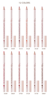 GIGI ROSE GP11 Crayon à lèvres et contour des lèvres en bois, fini mat, végétalien, haute pigmentation, longue tenue, waterproof, anti-transfert, avec pointe en feutre doux pour