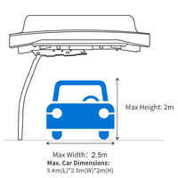 MATTIAS Lave-voiture intelligent M-WS100, lavage haute pression tourbillonnant + cire sans essuyage, idéal pour les parkings