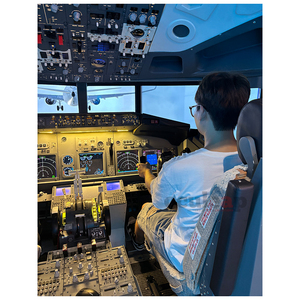 Simulatore di aeromobili esperienza di guida in cabina 2025 nuove attrezzature per l'allenamento della cabina di addestramento per divulgazione scientifica