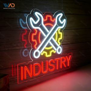 Vente en gros usine : Enseigne néon LED geste OK, intensité réglable, décoration murale, veilleuse pour salle de jeux, lampe d'ambiance tendance pour maison et bureau - Product Image 3